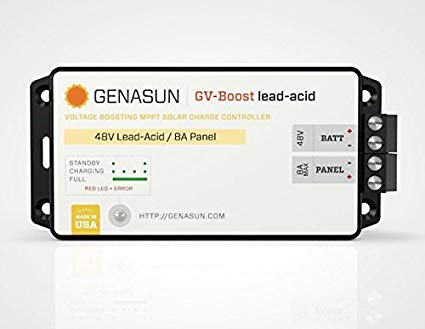 Genasun GV-Boost 8 Amp 48 Volt MPPT Solar Boost Charge Controller