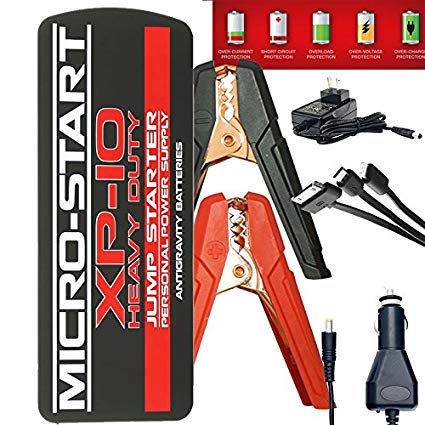 Anti-Gravity MICRO START XP-10HD HEAVY DUTY Car and DIESEL 650 Amp Jump Starter, 18000 mAh Power Bank and Flashlight with Carrying Case