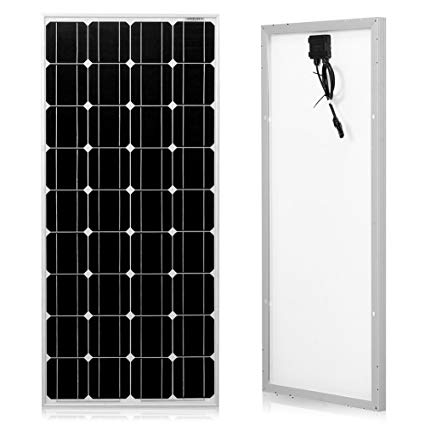 DOKIO 100 Watts 12 Volts Monocrystalline Solar Panel