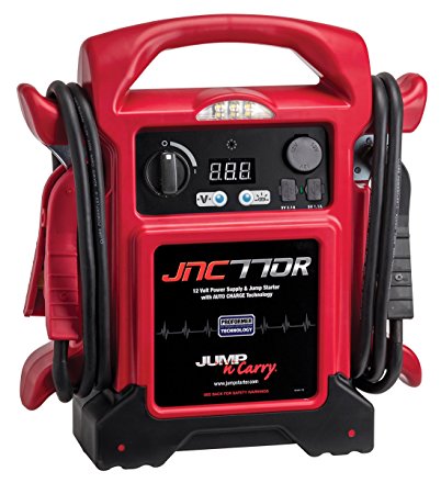 Jump-N-Carry JNC770R 1700 Peak Amp Premium 12-Volt Jump Starter - Red
