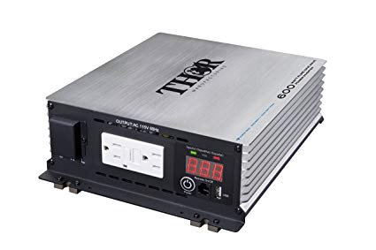 THOR Manufacturing THPW600 600 Watt Professional Grade Power Inverter
