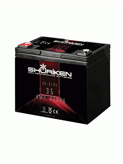 Shuriken SK-BT35 12-Volt High Performance AGM Power Cell Battery for Systems Up To 800-Watts
