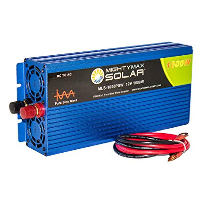 Mighty Max Battery 12V 1000 watt pure sine wave inverter for solar application brand product