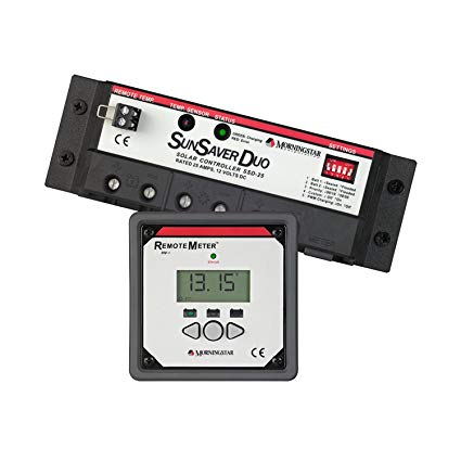 MorningStar SunSaver Duo SSD-25RM with Remote Meter