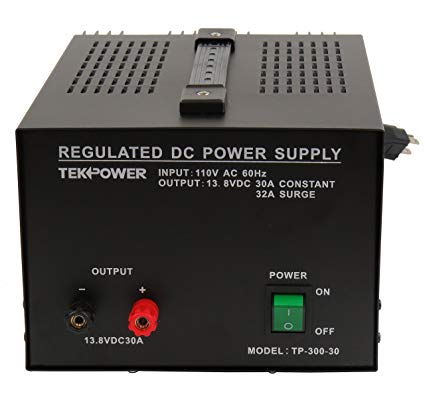 TekPower TP300-30 30 Amp DC 13.8V Regulated Power Supply with Fuse Protection (30A)