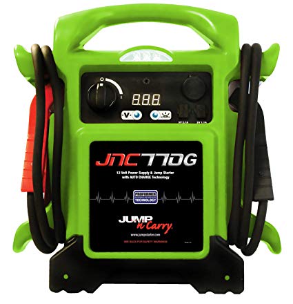 Jump-N-Carry JNC770G 1700 Peak Amp Premium 12-Volt Jump Starter - Green