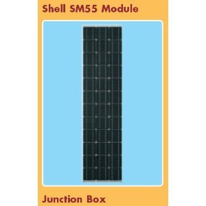 Shell / Arco / Siemens Solar SM55 / SM50H Replacement Solar Panel 55W - 36 High Efficiency Polycrystalline Cells.