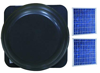 Brightwatts Premium Solar Attic Fan, (25 Watts)