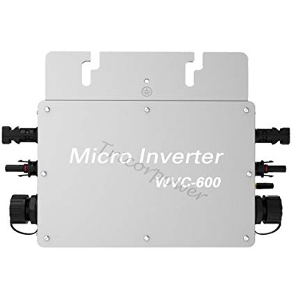 IP65 600W micro grid tie inverter With Power Line Communication,MPPT pure sine wave solar inverter water proof inverter