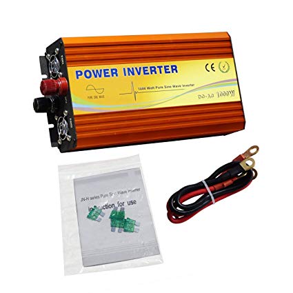 FISTERS 1KW Pure Sine Wave Inverter With MPPT Function DC 24V/AC 110V for RV Car/Boat
