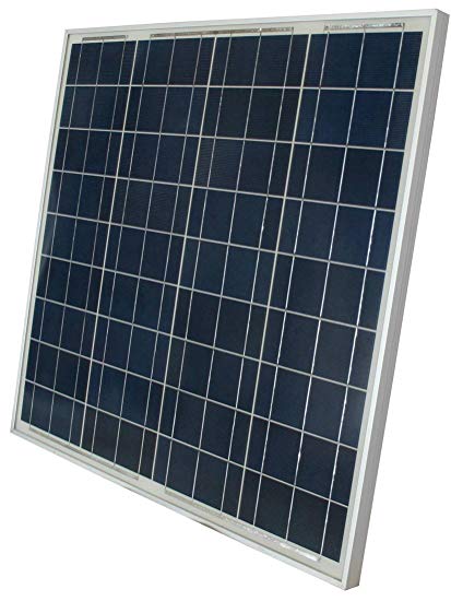 WindyNation 60 Watt 60W Polycrystalline 12V 12 Volt Solar Panel Battery Charger – Boat RV Gate Off-Grid