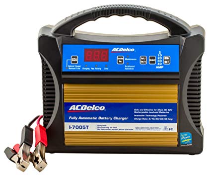 ACDelco I-7005T 40 Amp Battery Charger with Clamps