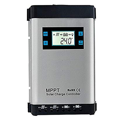 ROXPV MPPT SOLAR Charge Controller 80Amp 24VDC Fixed Charger MPPT-24V80D (80A)