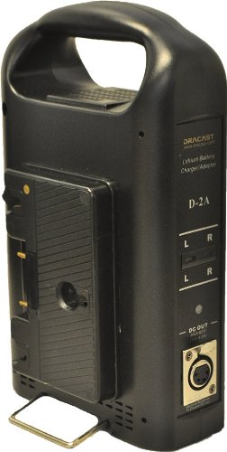 Dracast DR-CH2A Anton Bauer Dual Battery Charger, Black