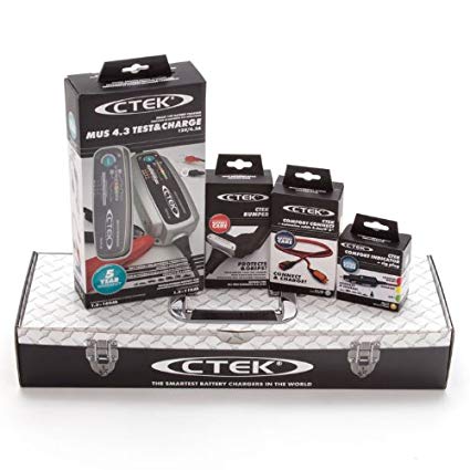 CTEK 4.3 Test & Charge Toolbox Kit with Extension Cable