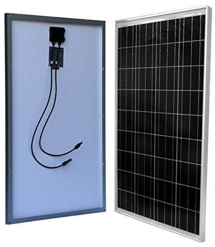 WindyNation 100 Watt 100W Solar Panel for 12 Volt Battery Charging RV, Boat, Off Grid