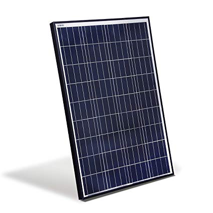 ALEKO PP100W12V 100 Watt 12 Volt Polycrystalline Solar Panel for Gate Opener Pool Garden Driveway
