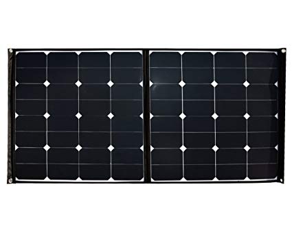 SolarOak 100W Foldable Solar Panel with Portable Solar Charger Outdoor Water Resistant SunPower Mono-Crystalline Battery Charger for iPhone,iPad,iPod Samsung,Camera,All Cellphone and Electronic Device