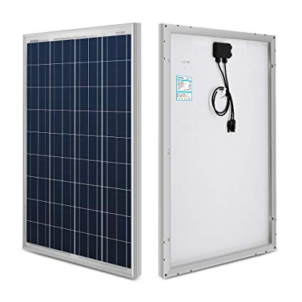 Renogy 100W Polycrystalline Photovoltaic PV Solar Panel Module
