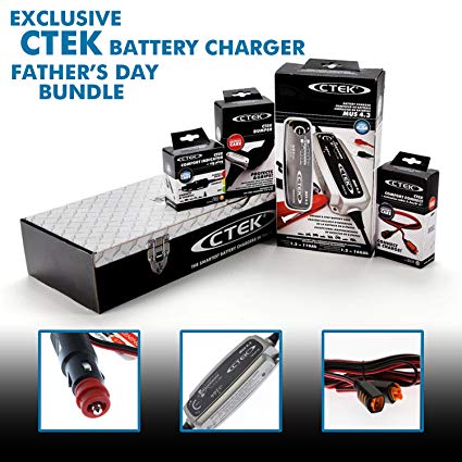 CTEK Toolbox Battery Charger Bundle with Extension Cable