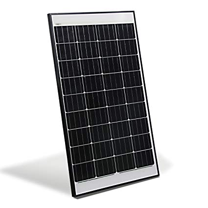ALEKO SPU125W12V 125 Watt 12 Volt Monocrystalline Solar Panel for Gate Opener Pool Garden Driveway
